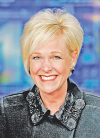 Chrys Peterson, former WTOL-TV11 news anchor and current 20 Under 40 master of ceremonies