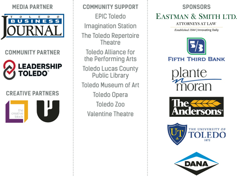 20 Under 40 Sponsors and Partners, names and logos