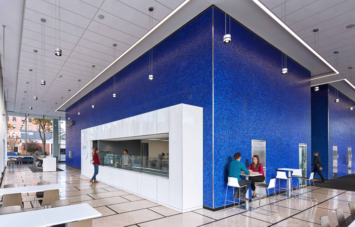 The Hylant Building previously had renovations performed to its lobby, part of a larger plan to update the building